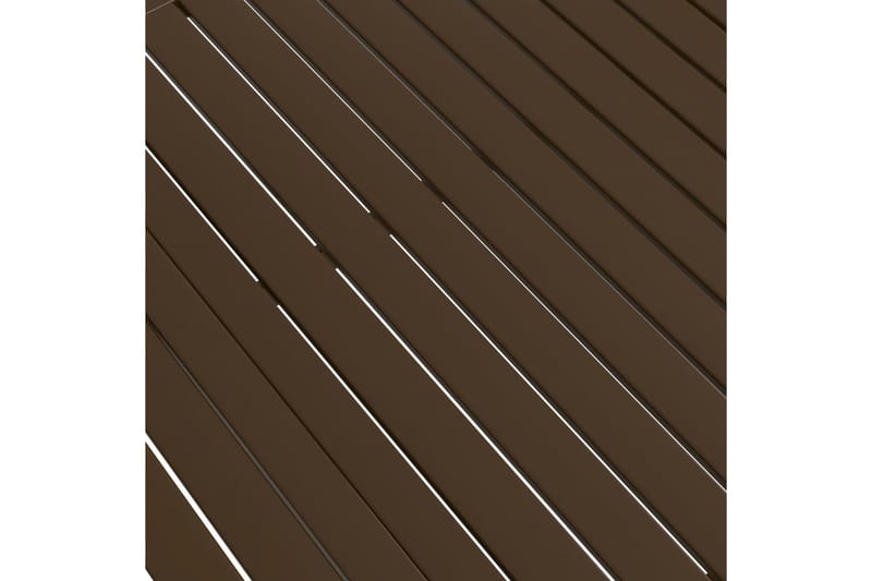 beBasic Puutarhapöytä ruskea 140x80x72 cm teräs - Ruskea - Puutarhakalusteet - Terassipöydät - Ruokapöytä terassille