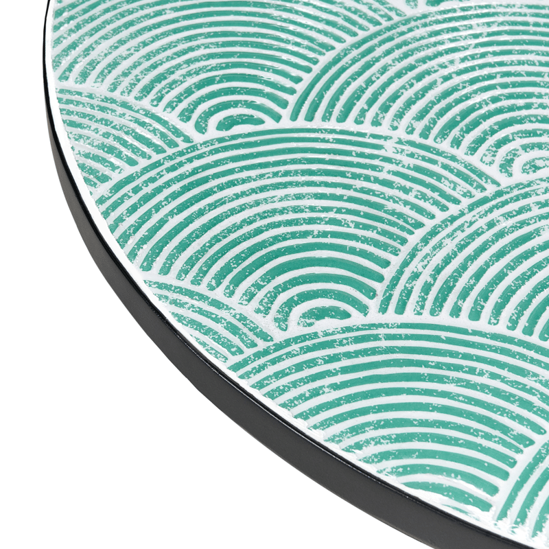 Bistropöytä ulos Anapo 60 cm Rauta - Musta/Vihreä - Puutarhakalusteet - Terassipöydät - Kahvilapöytä