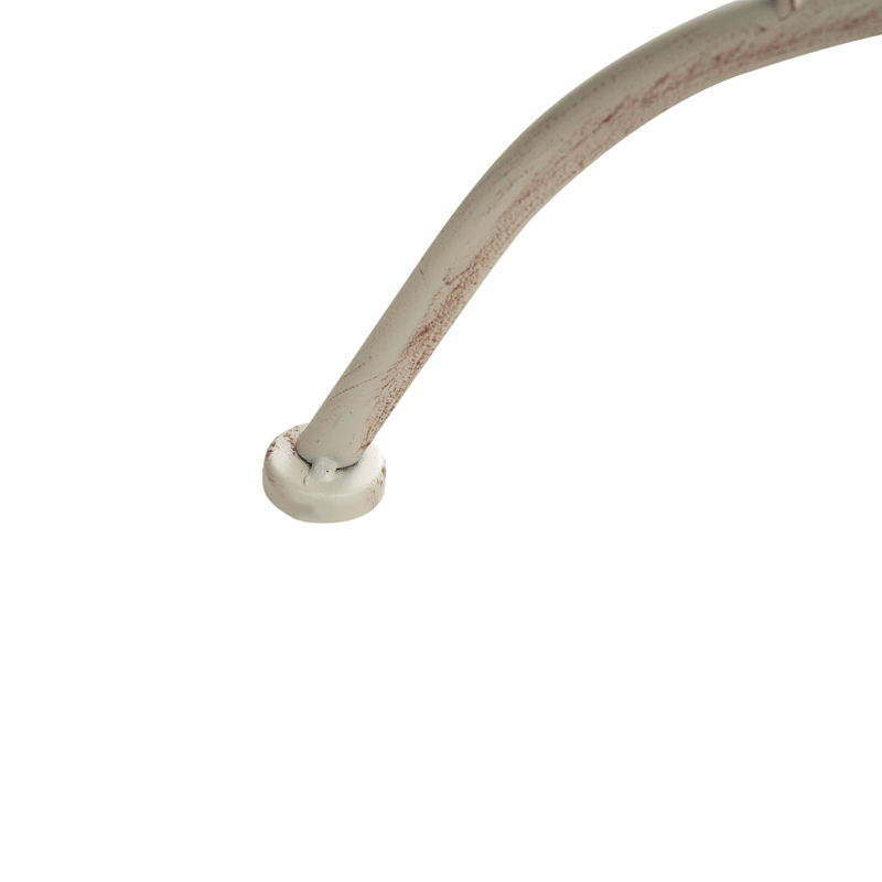 Bistropöytä ulos Coggia 80 cm Rauta - Beige - Puutarhakalusteet - Terassipöydät - Kahvilapöytä