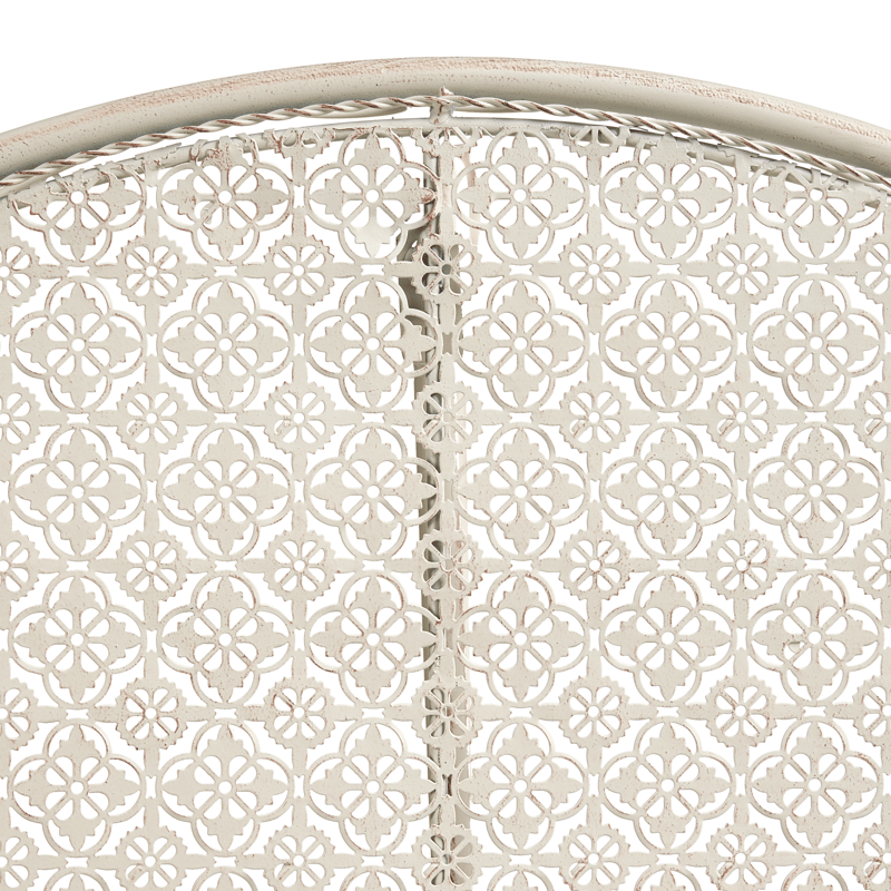 Bistropöytä ulos Folelli 80 cm Rauta - Beige - Puutarhakalusteet - Terassipöydät - Kahvilapöytä