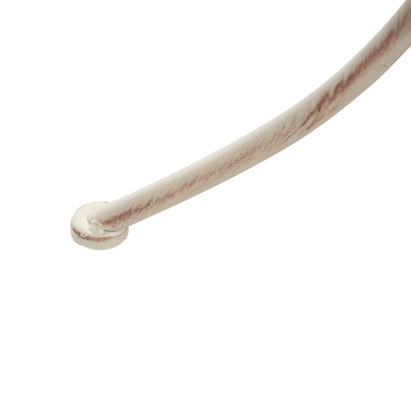 Bistropöytä ulos Juina 80 cm Rauta - Beige - Puutarhakalusteet - Terassipöydät - Kahvilapöytä