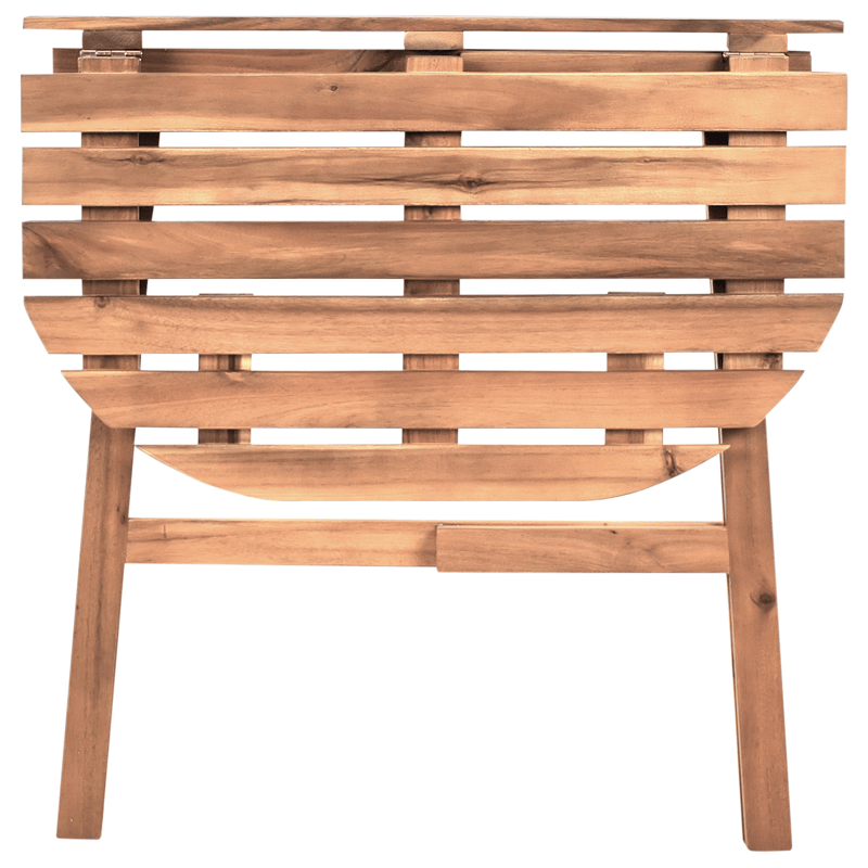 Bistropöytä ulos Osigo 4470 cm akaasiapuu - Ruskea - Puutarhakalusteet - Terassipöydät - Kahvilapöytä