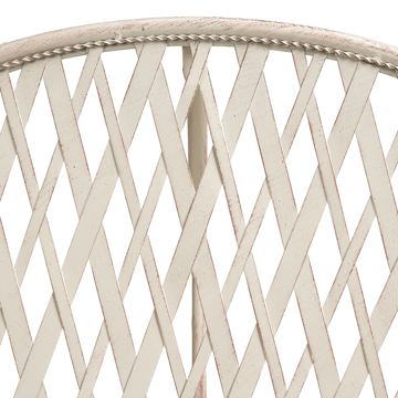 Bistropöytä ulos Yaviza 80 cm Rauta - Beige - Puutarhakalusteet - Terassipöydät - Kahvilapöytä