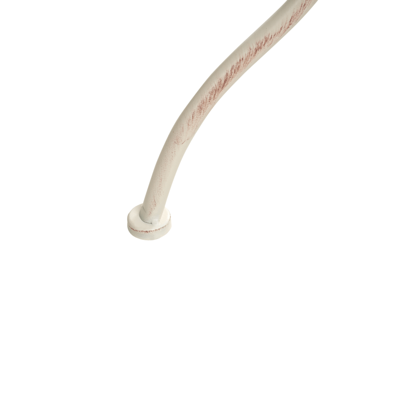 Bistropöytä ulos Yaviza 80 cm Rauta - Beige - Puutarhakalusteet - Terassipöydät - Kahvilapöytä