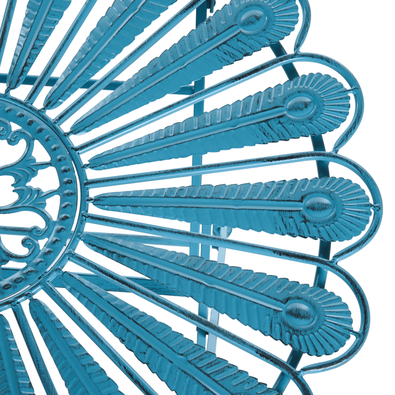 Bistropöytä ulos Pavia 71 cm Rauta - Sininen - Puutarhakalusteet - Terassipöydät - Kahvilapöytä