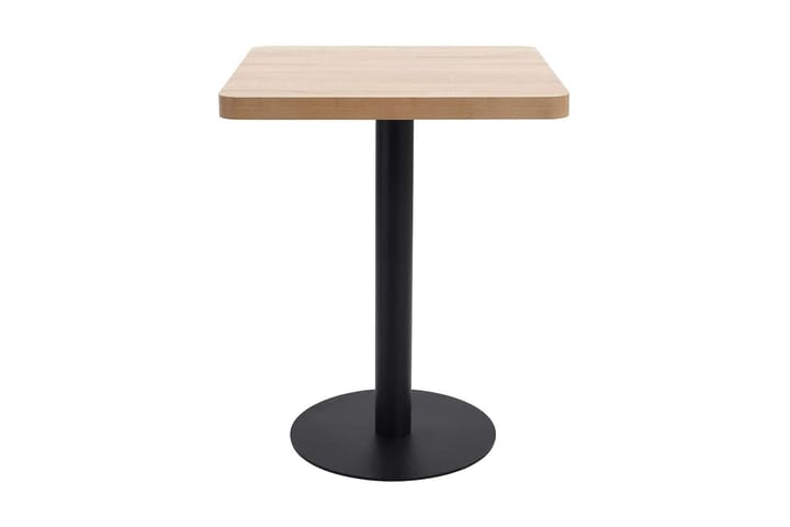 Bistropöytä vaaleanruskea 60x60 cm MDF - Ruskea - Kahvilapöytä