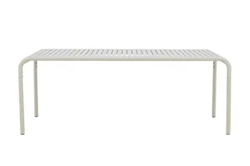Borneo Ruokapöytä Ulkokäyttöön 100x200 cm - Beige - Puutarhakalusteet - Terassipöydät - Ruokapöytä terassille