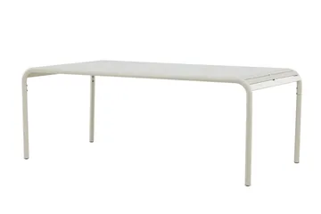 Borneo Ruokapöytä Ulkokäyttöön 100x200 cm - Beige - Puutarhakalusteet - Terassipöydät - Ruokapöytä terassille