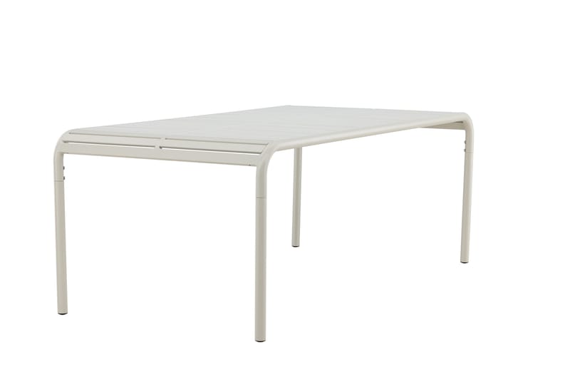 Borneo Ruokapöytä Ulkokäyttöön 100x200 cm - Beige - Puutarhakalusteet - Terassipöydät - Ruokapöytä terassille