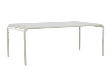 Borneo Ruokapöytä Ulkokäyttöön 100x200 cm - Beige - Puutarhakalusteet - Terassipöydät - Ruokapöytä terassille