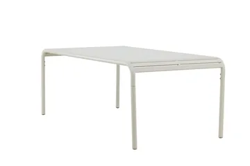 Borneo Ruokapöytä Ulkokäyttöön 100x200 cm - Beige - Puutarhakalusteet - Terassipöydät - Ruokapöytä terassille