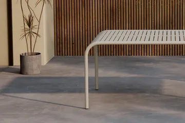 Borneo Ruokapöytä Ulkokäyttöön 100x200 cm - Beige - Puutarhakalusteet - Terassipöydät - Ruokapöytä terassille