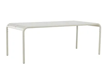 Borneo Ruokapöytä Ulkokäyttöön 100x200 cm - Beige - Puutarhakalusteet - Terassipöydät - Ruokapöytä terassille