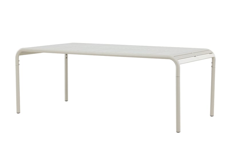 Borneo Ruokapöytä Ulkokäyttöön 100x200 cm - Beige - Puutarhakalusteet - Terassipöydät - Ruokapöytä terassille