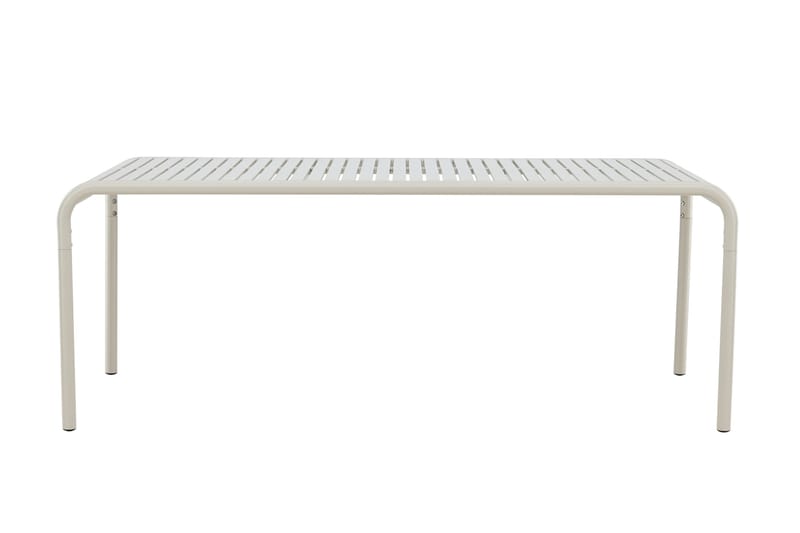 Borneo Ruokapöytä Ulkokäyttöön 100x200 cm - Beige - Puutarhakalusteet - Terassipöydät - Ruokapöytä terassille