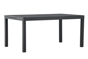 Capo Ruokapöytä Ulkokäyttöön 100x160 cm - Musta - Puutarhakalusteet - Terassipöydät - Ruokapöytä terassille