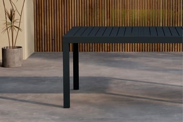 Capo Ruokapöytä Ulkokäyttöön 100x160 cm - Musta - Puutarhakalusteet - Terassipöydät - Ruokapöytä terassille