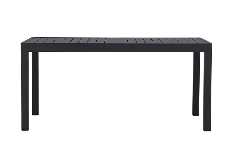 Capo Ruokapöytä Ulkokäyttöön 100x160 cm, Musta