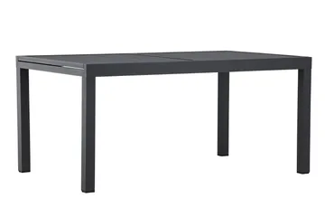 Capo Ruokapöytä Ulkokäyttöön 100x160 cm - Musta - Puutarhakalusteet - Terassipöydät - Ruokapöytä terassille