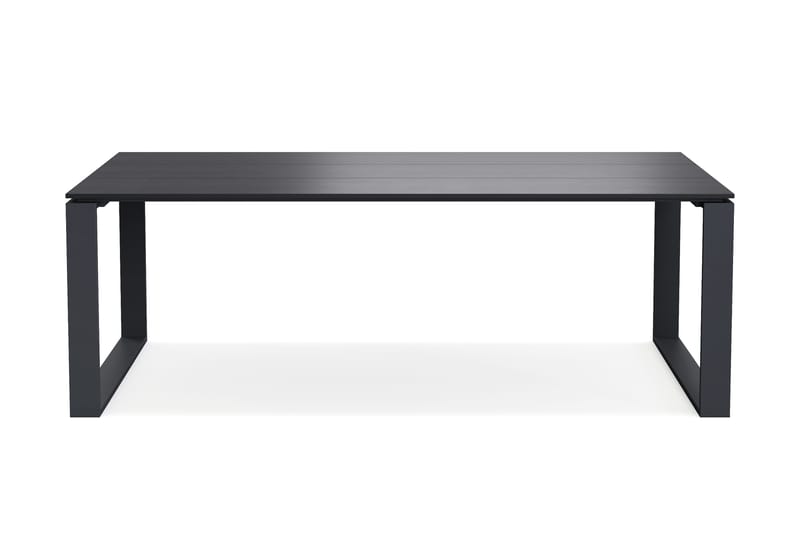 Devon Ulkoruokapöytä 210x100 cm Suorakulmainen, Musta