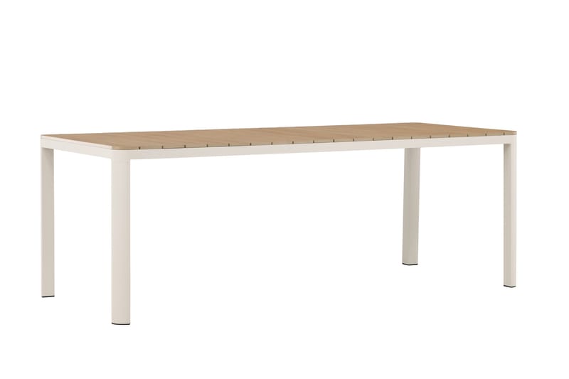 Etna Ruokapöytä Ulkokäyttöön 90x210 cm - Beige - Puutarhakalusteet - Terassipöydät - Ruokapöytä terassille