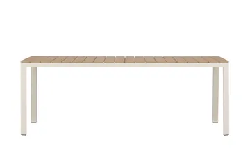 Etna Ruokapöytä Ulkokäyttöön 90x210 cm - Beige - Puutarhakalusteet - Terassipöydät - Ruokapöytä terassille