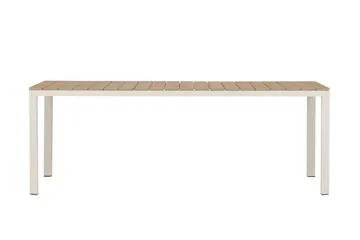 Etna Ruokapöytä Ulkokäyttöön 90x210 cm - Beige - Puutarhakalusteet - Terassipöydät - Ruokapöytä terassille