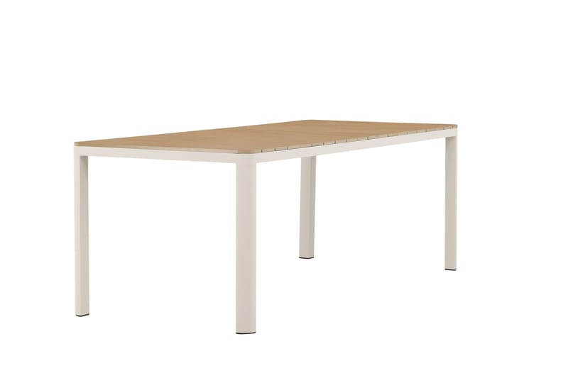 Etna Ruokapöytä Ulkokäyttöön 90x210 cm - Beige - Puutarhakalusteet - Terassipöydät - Ruokapöytä terassille