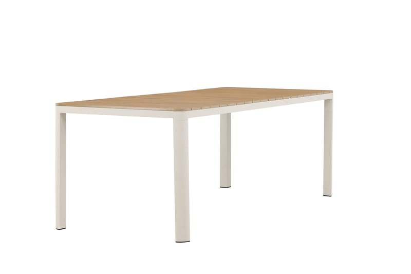 Etna Ruokapöytä Ulkokäyttöön 90x210 cm - Beige - Puutarhakalusteet - Terassipöydät - Ruokapöytä terassille