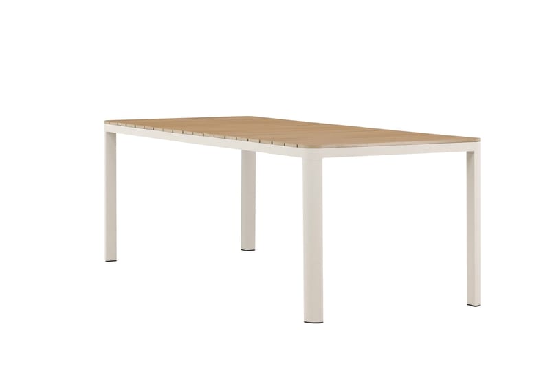 Etna Ruokapöytä Ulkokäyttöön 90x210 cm - Beige - Puutarhakalusteet - Terassipöydät - Ruokapöytä terassille