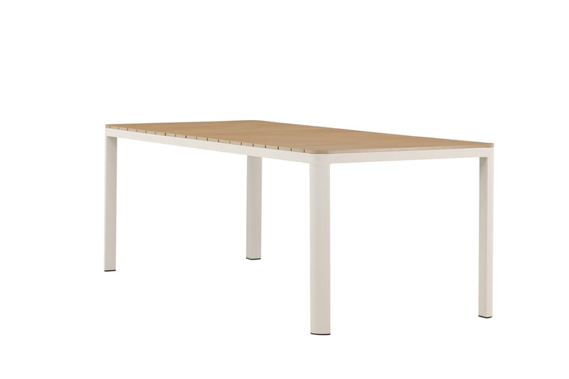 Etna Ruokapöytä Ulkokäyttöön 90x210 cm - Beige - Puutarhakalusteet - Terassipöydät - Ruokapöytä terassille