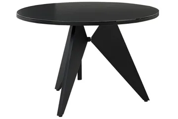 Fuhlner Ruokapöytä 110 cm - Musta - Puutarhakalusteet - Terassipöydät - Ruokapöytä terassille