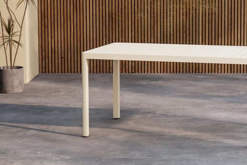 Giardini Ruokapöytä Ulkokäyttöön 85x150 cm - Beige - Puutarhakalusteet - Terassipöydät - Ruokapöytä terassille