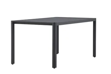 Giardini Ruokapöytä Ulkokäyttöön 85x150 cm - Musta - Puutarhakalusteet - Terassipöydät - Ruokapöytä terassille