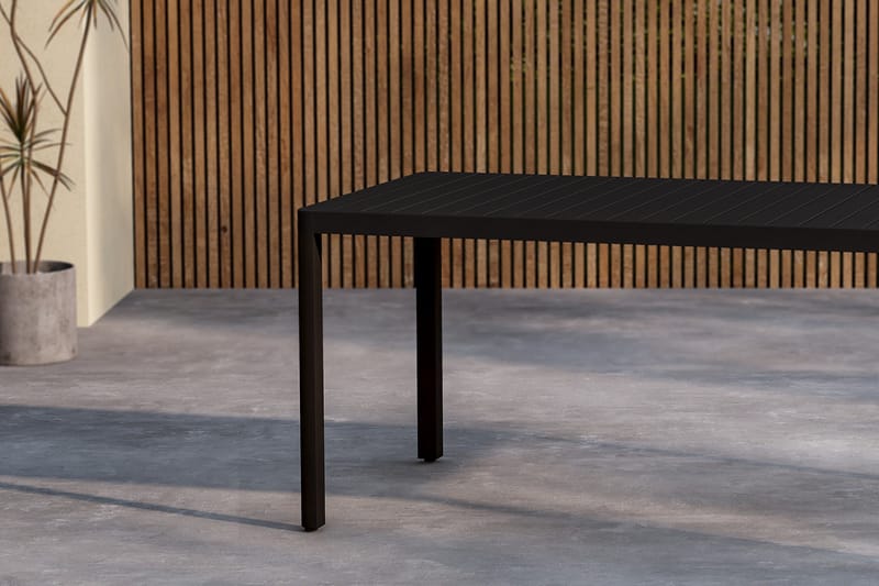 Giardini Ruokapöytä Ulkokäyttöön 85x150 cm - Musta - Puutarhakalusteet - Terassipöydät - Ruokapöytä terassille