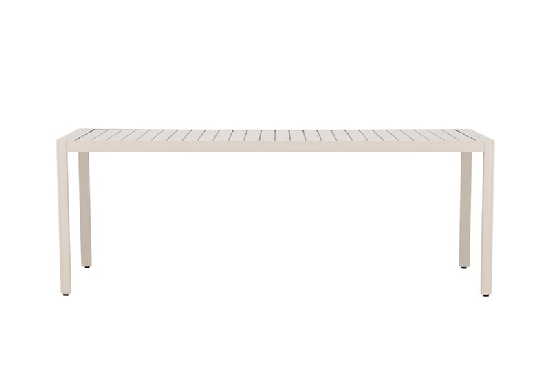Giardini Ruokapöytä Ulkokäyttöön 90x200 cm - Beige - Puutarhakalusteet - Terassipöydät - Ruokapöytä terassille