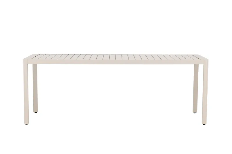 Giardini Ruokapöytä Ulkokäyttöön 90x200 cm - Beige - Puutarhakalusteet - Terassipöydät - Ruokapöytä terassille