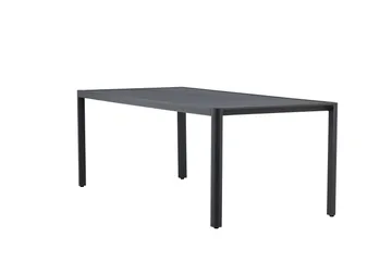 Giardini Ruokapöytä Ulkokäyttöön 90x200 cm - Musta - Puutarhakalusteet - Terassipöydät - Ruokapöytä terassille