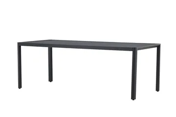 Giardini Ruokapöytä Ulkokäyttöön 90x200 cm - Musta - Puutarhakalusteet - Terassipöydät - Ruokapöytä terassille