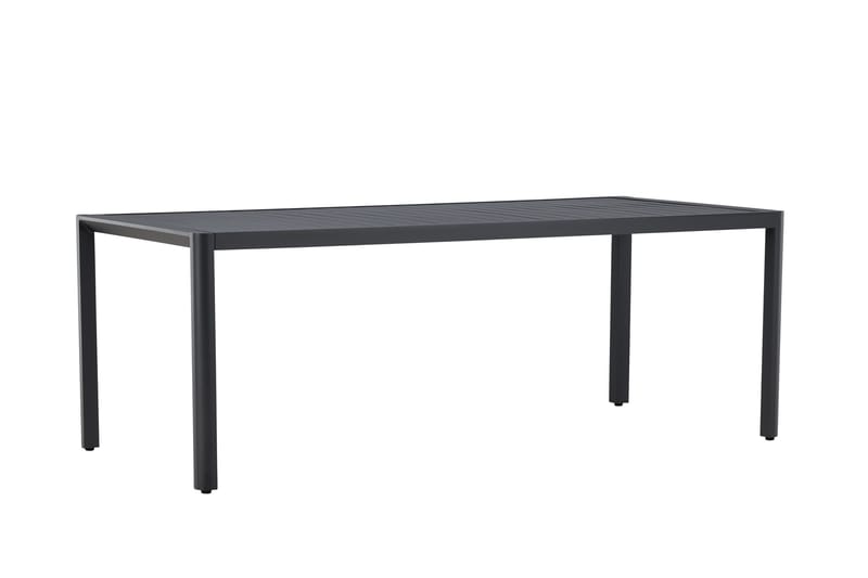 Giardini Ruokapöytä Ulkokäyttöön 90x200 cm - Musta - Puutarhakalusteet - Terassipöydät - Ruokapöytä terassille