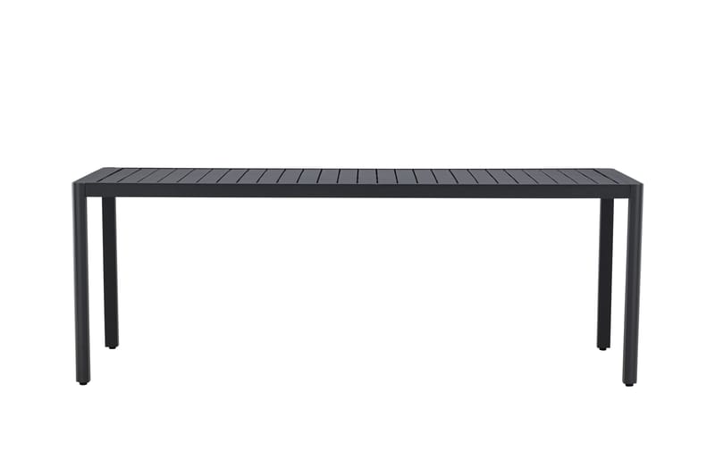Giardini Ruokapöytä Ulkokäyttöön 90x200 cm, Musta