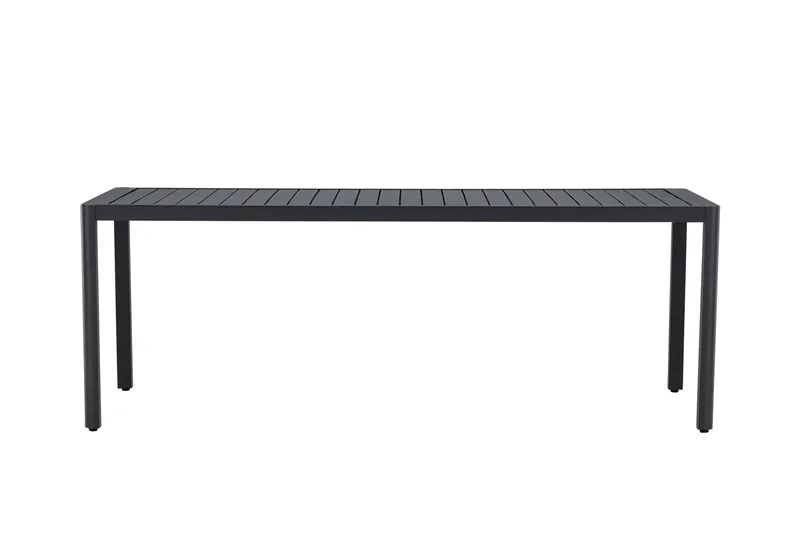 Giardini Ruokapöytä Ulkokäyttöön 90x200 cm, Musta
