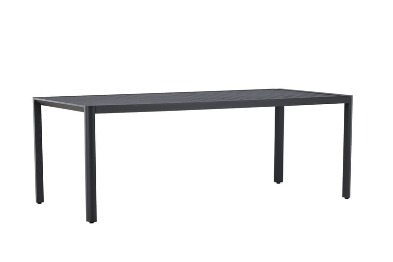 Giardini Ruokapöytä Ulkokäyttöön 90x200 cm - Musta - Puutarhakalusteet - Terassipöydät - Ruokapöytä terassille