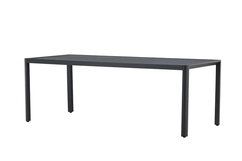 Giardini Ruokapöytä Ulkokäyttöön 90x200 cm - Musta - Puutarhakalusteet - Terassipöydät - Ruokapöytä terassille