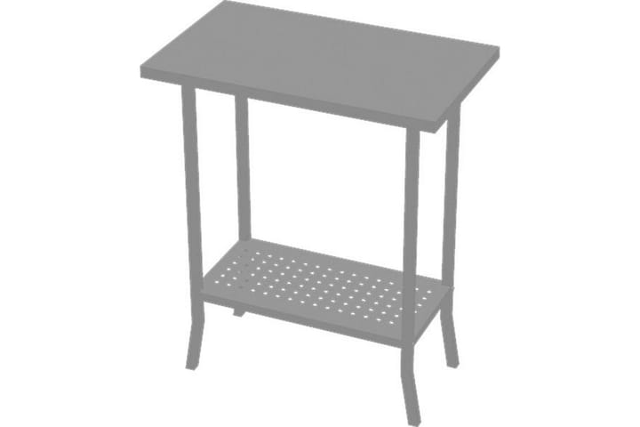 Istutuspöytä - 45x75cm - Musta - Grillipöytä