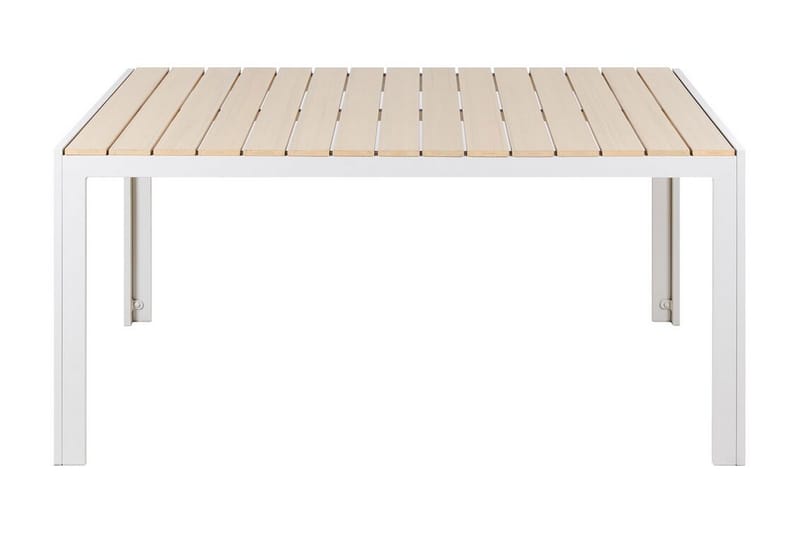Grosseto Ruokapöytä 150x90 cm - Beige/Valkoinen - Puutarhakalusteet - Terassipöydät - Ruokapöytä terassille