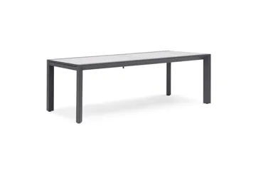 Hillerstorp Borgdala ulkopöytä 220/340 x 107 x K75,5 cm - Harmaa - Puutarhakalusteet - Terassipöydät - Ruokapöytä terassille