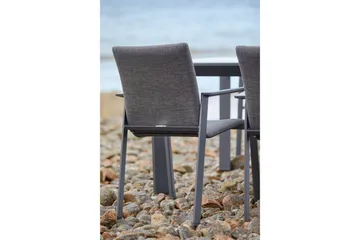 Hillerstorp Borgdala ulkopöytä 220/340 x 107 x K75,5 cm - Harmaa - Puutarhakalusteet - Terassipöydät - Ruokapöytä terassille
