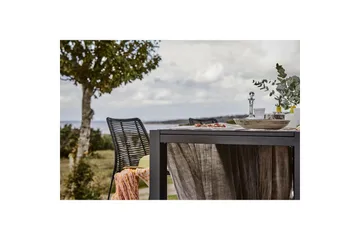 Hillerstorp Borgdala ulkopöytä 220/340 x 107 x K75,5 cm - Harmaa - Puutarhakalusteet - Terassipöydät - Ruokapöytä terassille