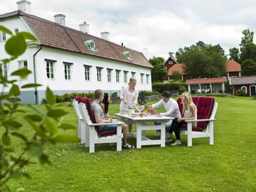 Hillerstorp Herrgård pöytä 90 x 165 cm - Valkoinen - Puutarhakalusteet - Terassipöydät - Ruokapöytä terassille